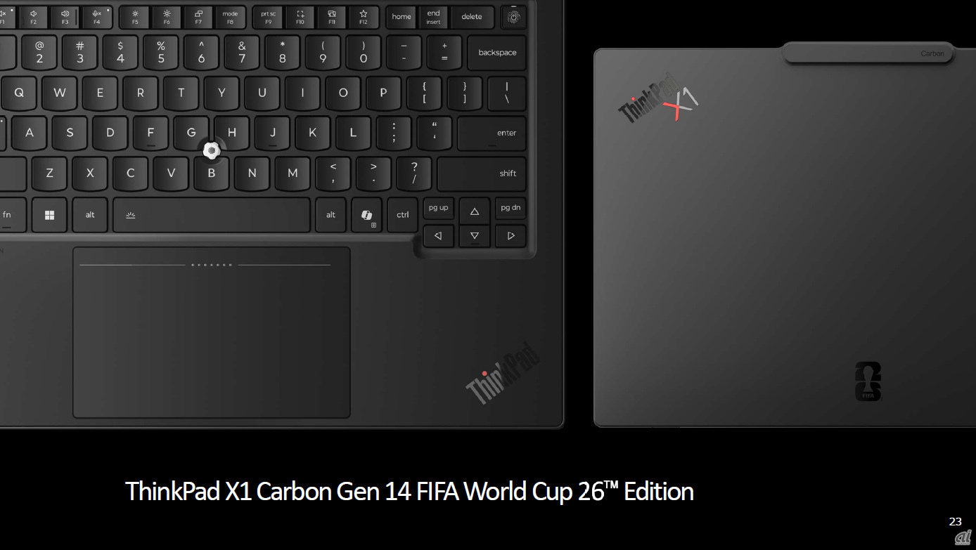 全モデル「Copilot+ PC」対応の「ThinkPad」--「スペース・フレーム