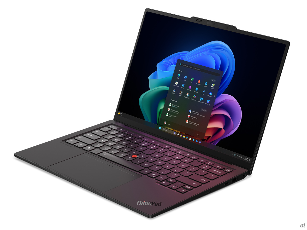 全モデル「Copilot+ PC」対応の「ThinkPad」--「スペース・フレーム 
