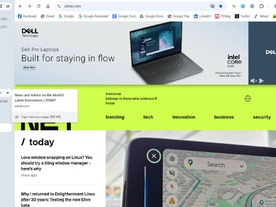 「Google Chrome」、垂直タブを正式導入--全ユーザーに順次提供