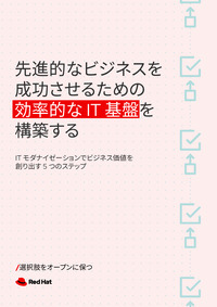 運用標準化からスキル習得まで、ITモダナイゼーションでビジネス価値を創り出す5つのステップ