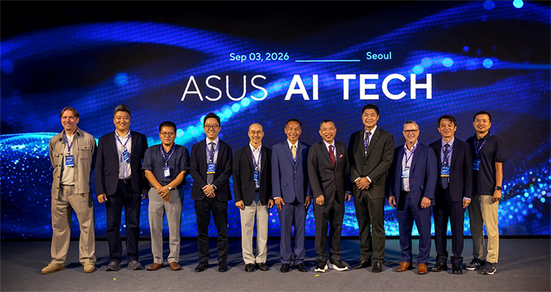 ASUS AI Tech 2026 人物集合写真