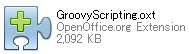 図1 拡張機能の本体（GroovyScripting.oxt）