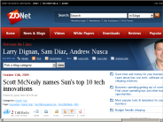 Scott McNealy names Sun’s top 10 tech innovations | Between the Lines | ZDNet.com