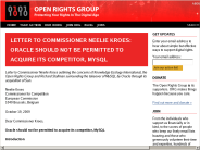 Open Rights Group | Letter to Commissioner Neelie Kroes