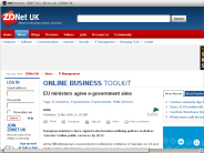 EU ministers agree e-government aims - ZDNet.co.uk