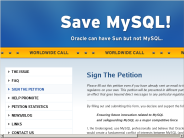 Save MySQL! ? SIGN THE PETITION