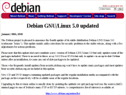 Debian -- News -- Debian GNU/Linux 5.0 updated